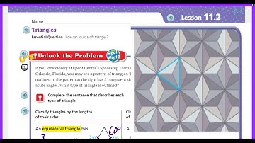 Go Math 5th Grade Lesson 11.2 Triangles