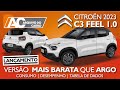 NOVO CITROËN C3 FEEL 1.0: MAIS BARATO QUE ARGO E COM DESIGN DE SUV