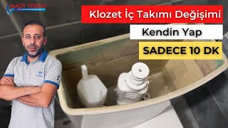 Klozet iç takımı değiştirmek aslında çok kolay kendin yap