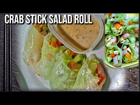 Vídeo: Salada Diet Com Palitos De Caranguejo
