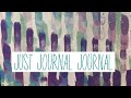 Just journal …. #1… working in a new journal - art journal process page