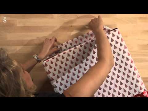 WHSmith Presents how to wrap a large gift with Jane Means