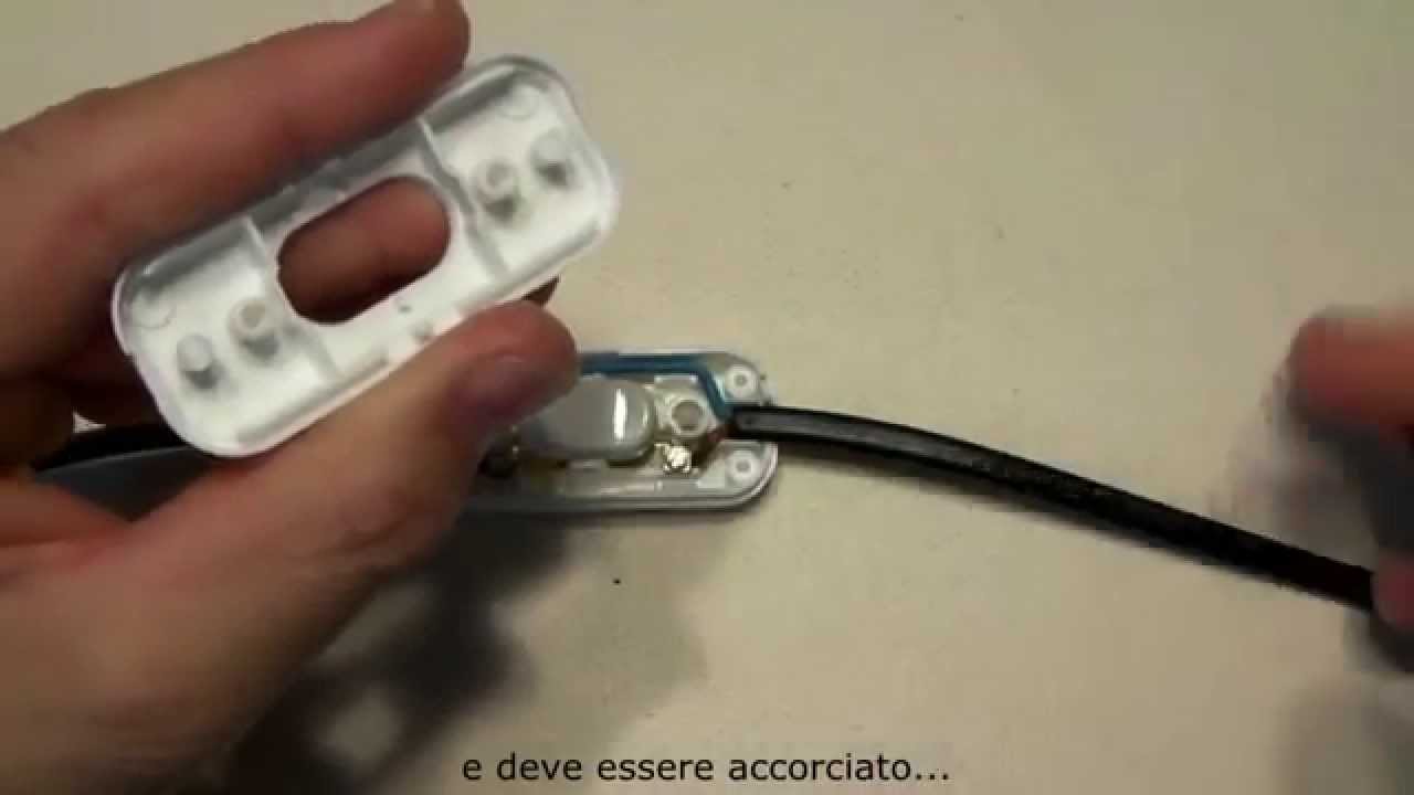 Connecting a switch to a table lamp 
