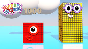 Looking for Numberblocks by 1000 to 200 000 thousand HUGE Standing Tall Number Pattern