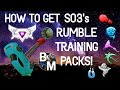 How to play my Rumble CUSTOM TRAINING packs!