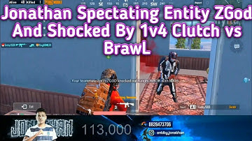 Entity ZGod 1 V 4 Clutch VS ETG BrawL | Tier 1 Scrims