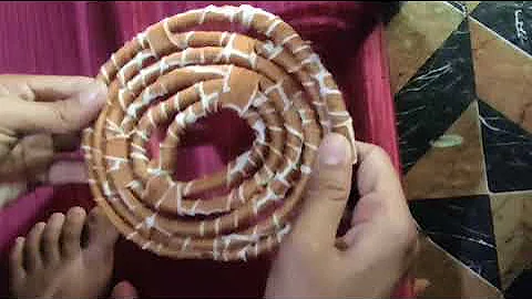 Making a pot holder using Coiling Technique