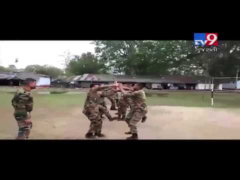 Jawans dancing after air strike in Pakistan by Indian Air Force - Tv9