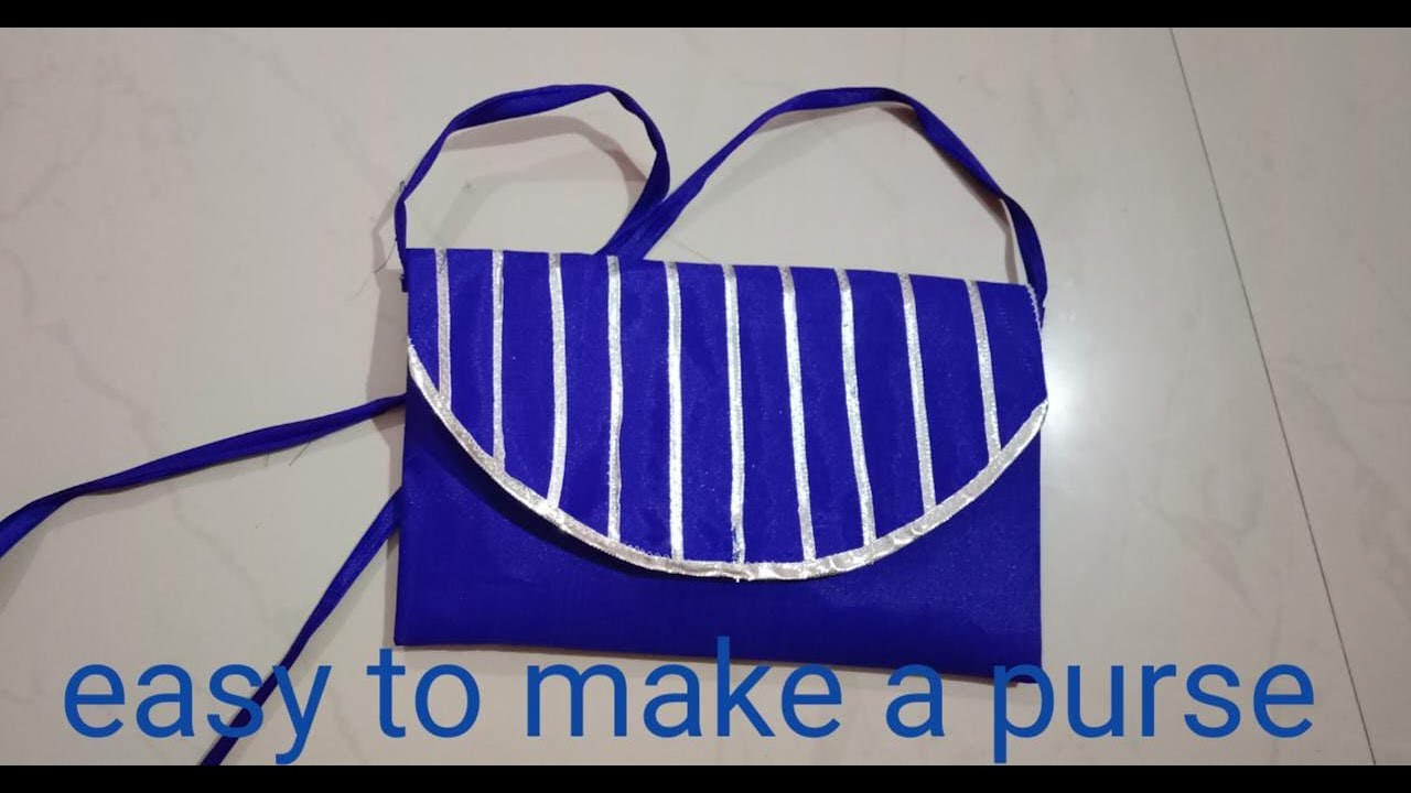 How to Make Beautiful Purse At Home - YouTube