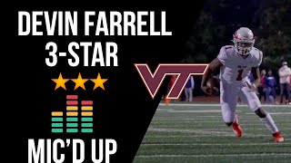 EVERY TEAM WANTS A DUAL THREAT QB LIKE THIS !!!! DEVIN FARRELL MIC&#39;D UP