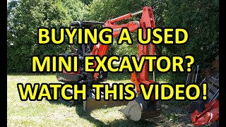 What to look for when buying a mini excavator