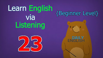 Learn English via Listening Beginner Level | Lesson 23 | Seasons