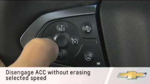 Adaptive Cruise Control - Activation and Control