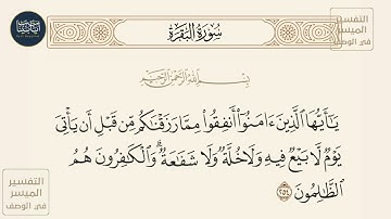 ( ياأيها الذين آمنوا أنفقوا مما رزقناكم من قبل أن يأتي... ) سورة البقرة ايه رقم 254 || ماهر المعيقلي