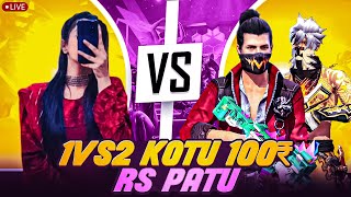 Freefire Telugugirl Priyagaming Is Live 1 V 2 Kottu 100 Pattu Png