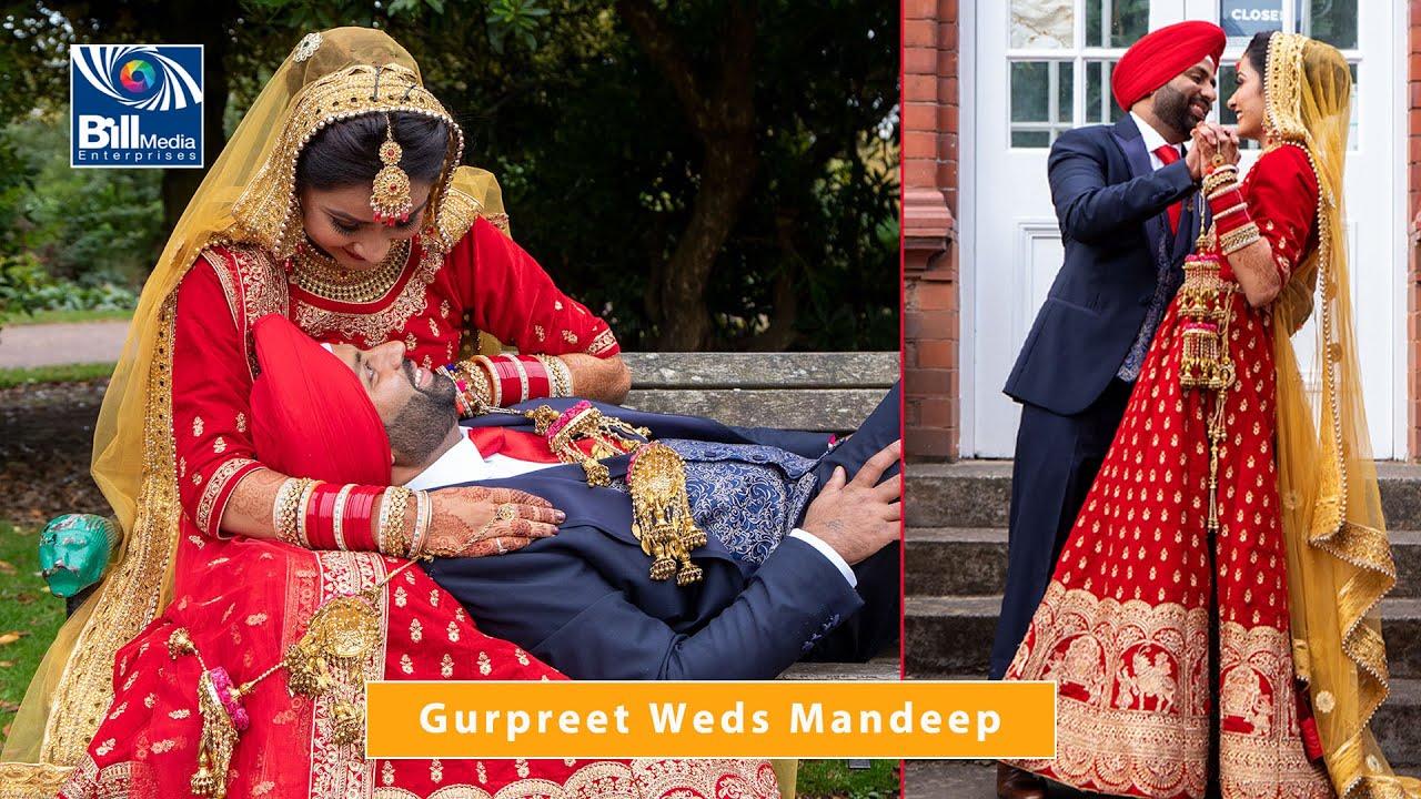 Gurpreet and Mandeep Wedding Highlights | Best Sikh Wedding  Video Montage | Bill Media Enterprises