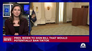 President Biden to sign bill that would potentially ban TikTok