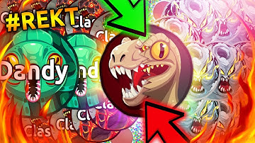 Agar.io - Most Insane Gameplay! w/ Dandy - Popsplit, Doublesplit & Virus Kill