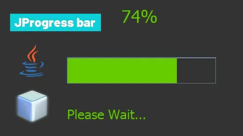 java JProgress bar - Progress bar in java netbeans | How to create progress bar in java tutorial