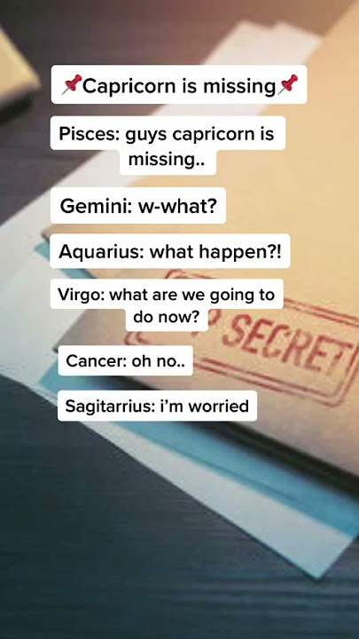 Capricorn is Missing 😧  | Zodiac Signs # #shorts #Zodiac