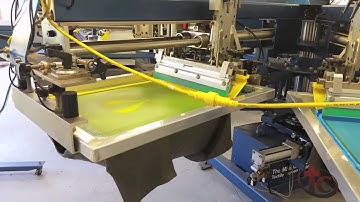 Screen Printing a 6 Color Simulated Process Job