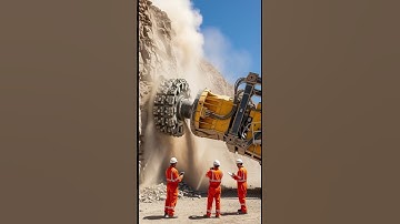 World’s Most Powerful Rock-Drilling Machine 🦾 | AI Precision at Work #Machines #AI #engineering
