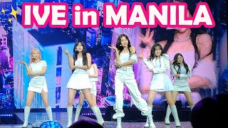 IVE (아이브) THE FIRST FAN CONCERT IN MANILA FULL CONCERT HIGHLIGHTS FANCAM