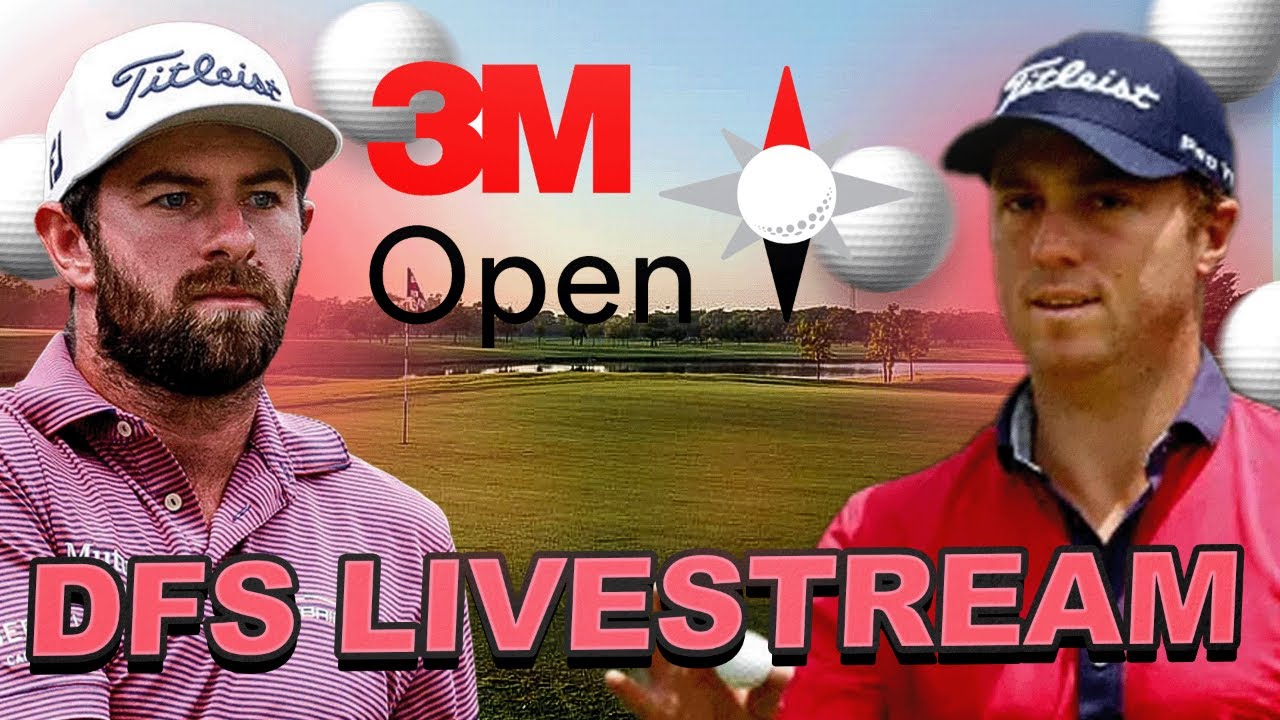 DFS Stream 2023 3M Open Draftkings Player Pool/Ownership, Prize Picks + Live Chat w/ Gsluke DFS