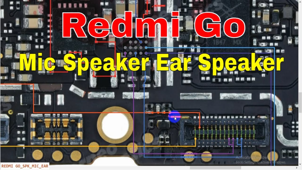 Redmi Go Mic Speaker Ear Speaker Problem Solution Jumper Ways - YouTube