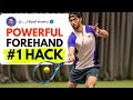 Tennis Forehand: #1 Hack + 3 Tips to Crush Short Balls with Power