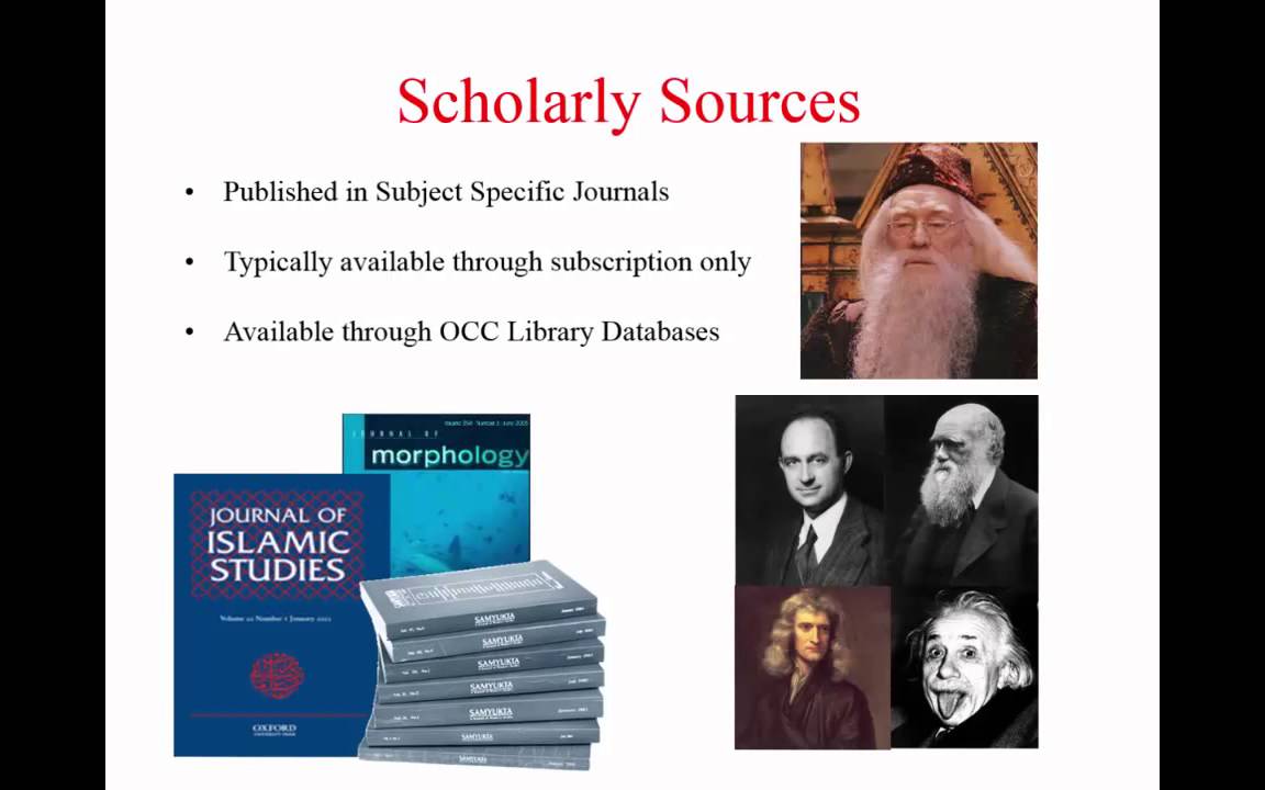 scholarly sources for research papers