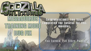 Bug Fix: Megaguirus Training Mode - Godzilla: Unleashed (Wii)