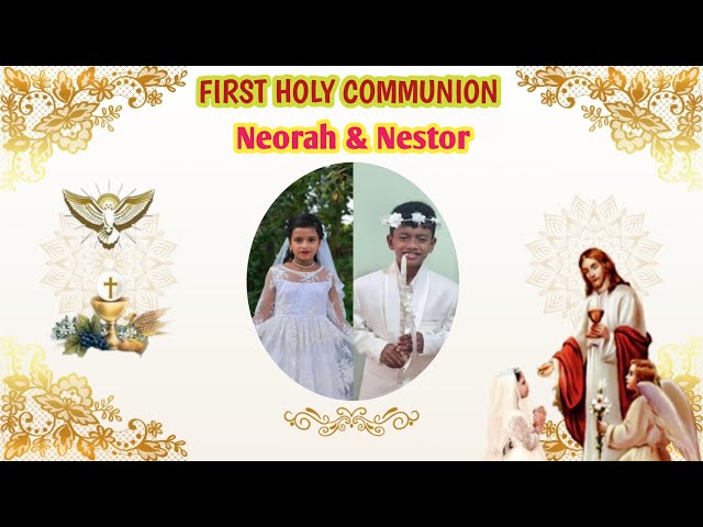 Live || First Holy Communion of Neorah & Nestor || at,sebastian church Ground Thokur class=