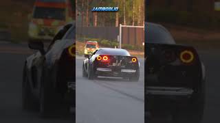 #shorts +2000-hp TwinTurbo Killmode Corvette FLAMES!! #musclecars #jamboolio