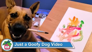 My Dog's 1st Painting Lesson