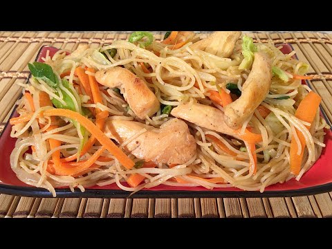 how-to-make-chicken-mei-fun-rice-noodles-chinese-food-recipes-singapore-style