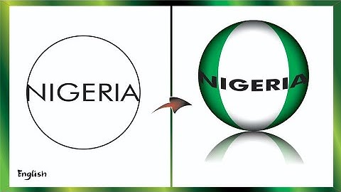 Logo Design: How to use CorelDraw Putty Effect - Nigerian flag design. #logodesign