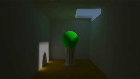 Blender Cycles indirect lighting test