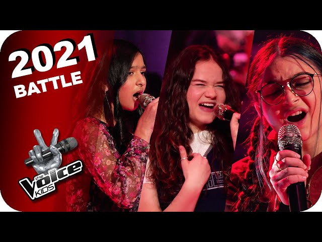 Tones And I - Dance Monkey (Viktoria/Vivienne/Aanvi) | The Voice Kids 2021 | Battles class=