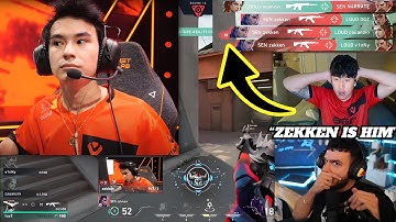 Tarik And Marved React To SEN Zekken 1v4 ACE CLUTCH Against LOUD