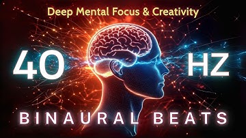 Maximize Brain Power with 40Hz Binaural Beats | Deep Mental Focus & Creativity
