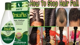 Arnica Plus ( Homeopathic Hair Root Vitalizer Oil ) Full Review In Hindi।। Best Anti Hair Fall Treat