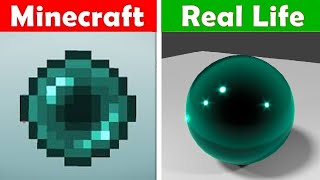 MINECRAFT ENDER PEARL IN REAL LIFE! Minecraft vs Real Life animation CHALLENGE