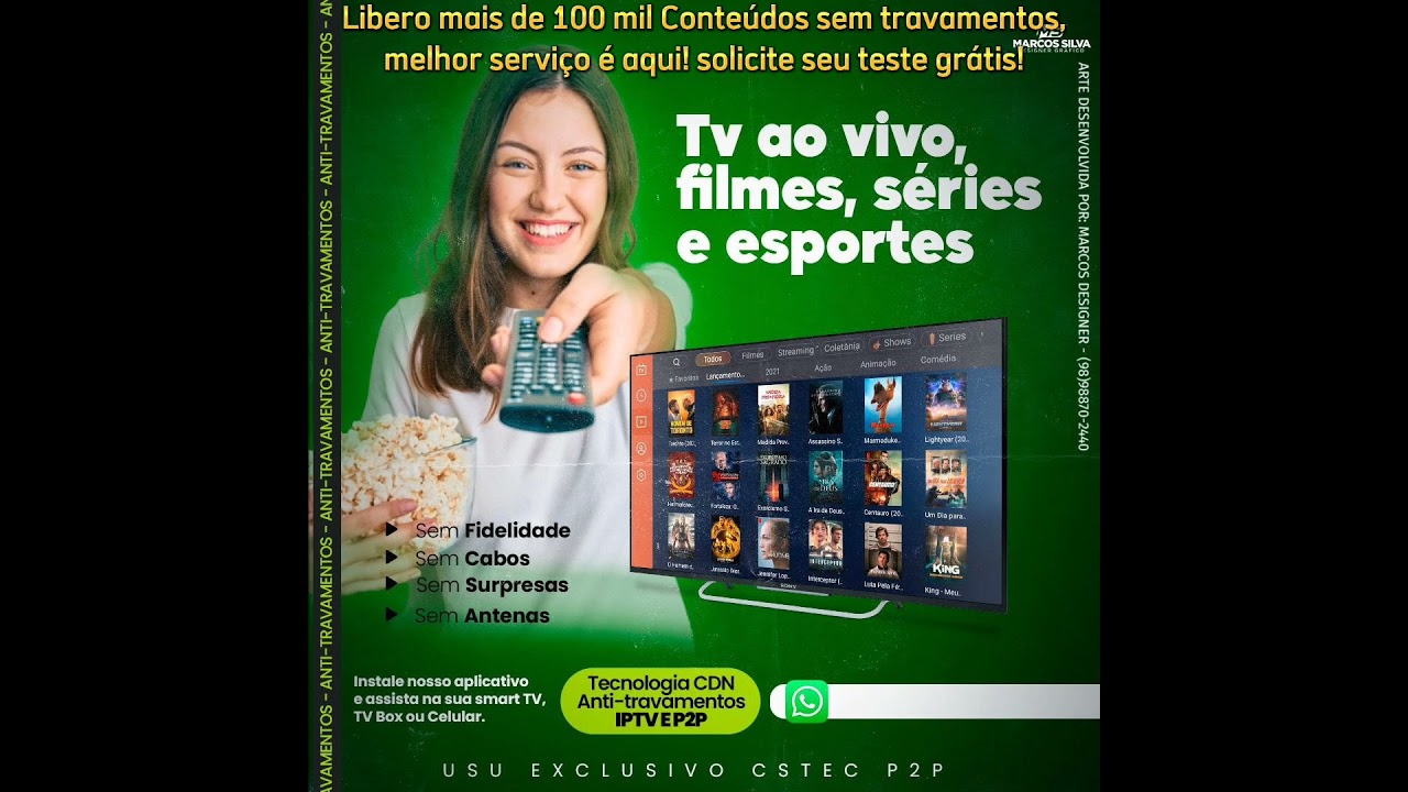 Melhor lista iptv e P2p. Teste grátis! #iptv #p2p #shorts#tictok#kwai#tvandroid#tvbox#melhorp2p