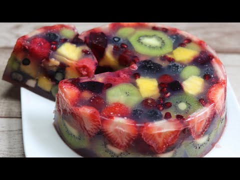 فيديو: كيفية صنع جيلي الفاكهة على أجار أجار