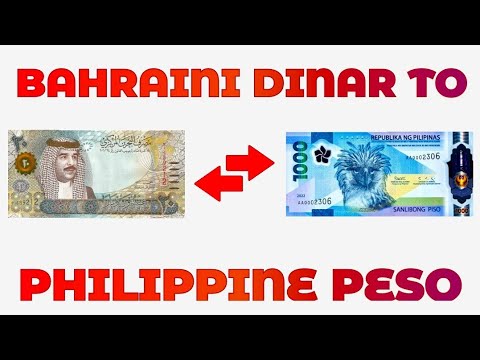 Bahraini Dinar To Philippine Peso Exchange Rate | BHD To PHP | Dinar To Peso