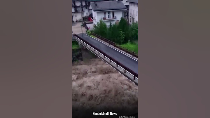 Schwere Unwetter lösen Chaos in Italien und der Schweiz aus
