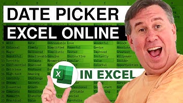 Excel - Unlock the Hidden Date Picker in Excel Online - 2695