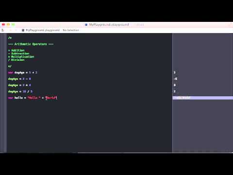19. Arithmetic Operators | Swift Course on Udemy