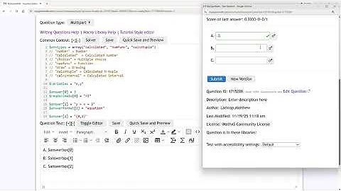 Question Type "Multipart" in MyOpenMath